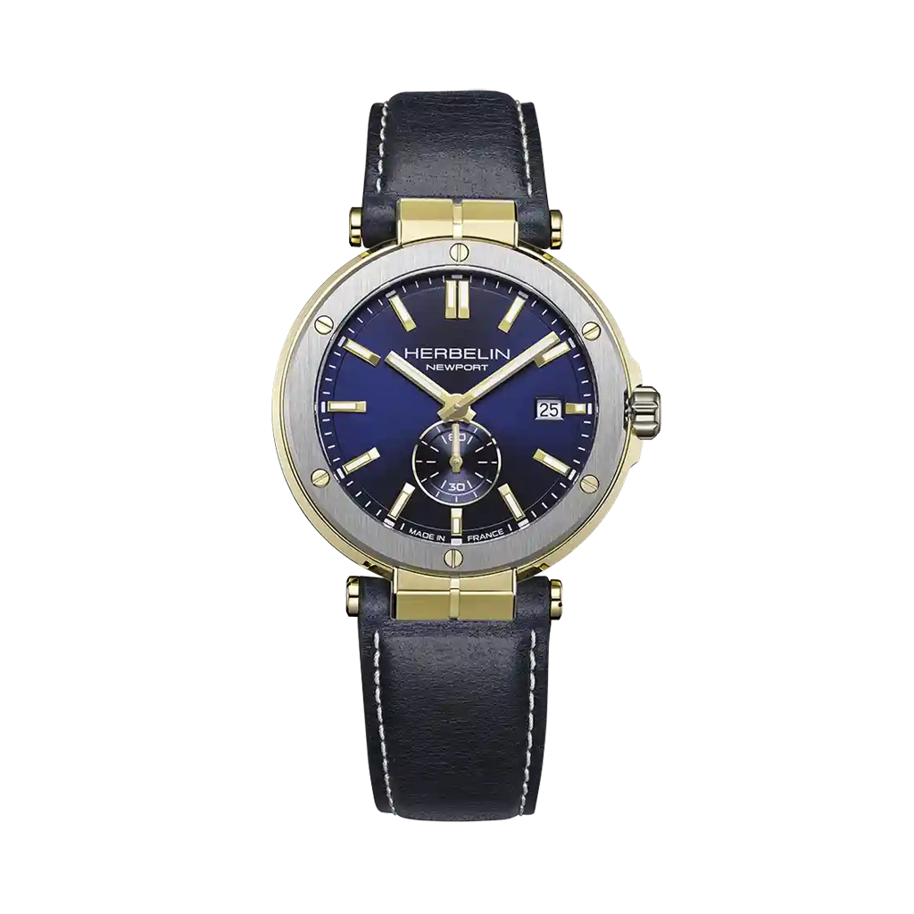 Herbelin Newport Small Seconds - 18389T1N35 - urmakerlarsen.no