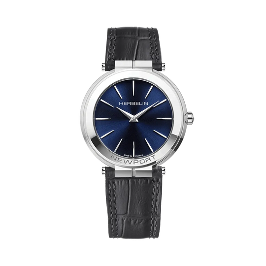 Herbelin Newport Slim Quartz 40 mm - 19522/AP15 - Urmakerlarsen.no