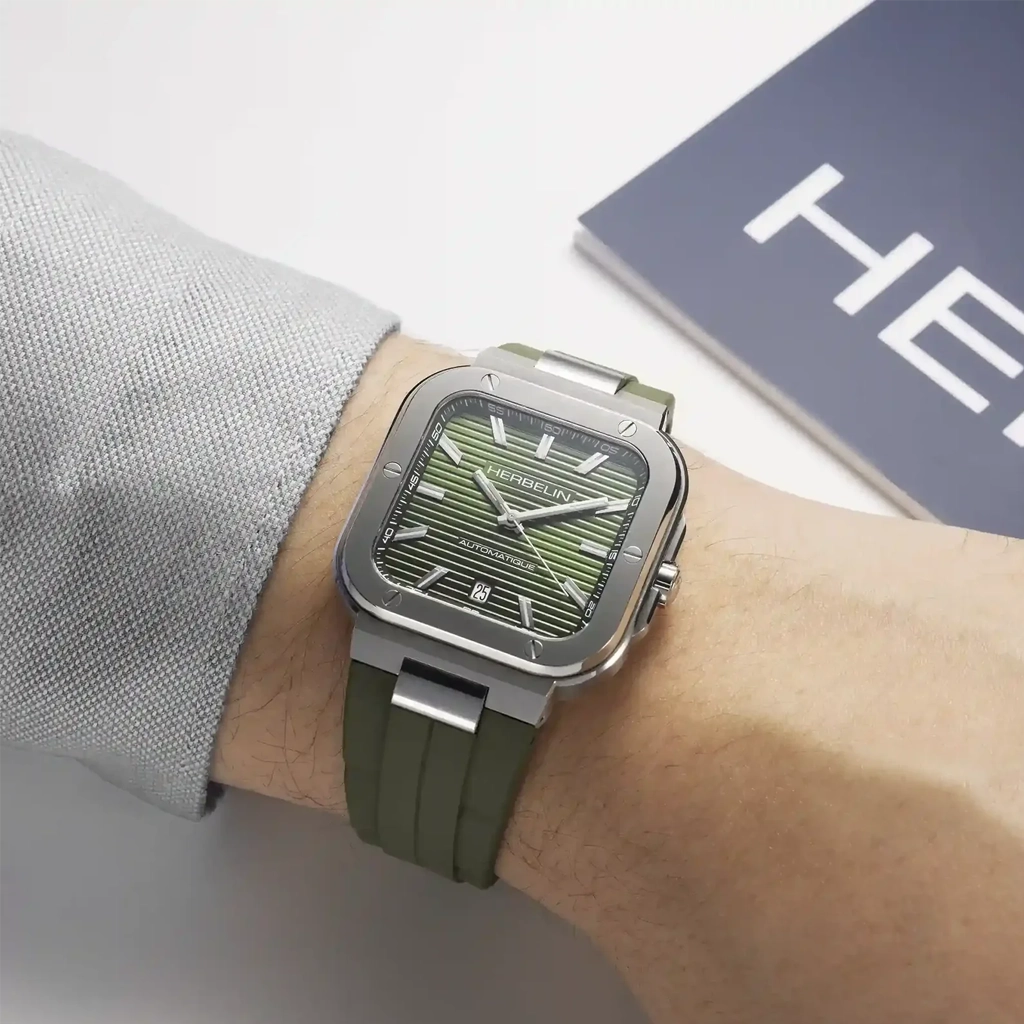 Herbelin Cap Camarat Square Automatic - 1646A116CK - urmakerlarsen.no