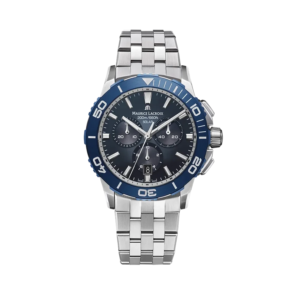 Maurice Lacroix Pontos S Solar Chronograph PT1038-SSL42-430-1 - urmakerlarsen.no