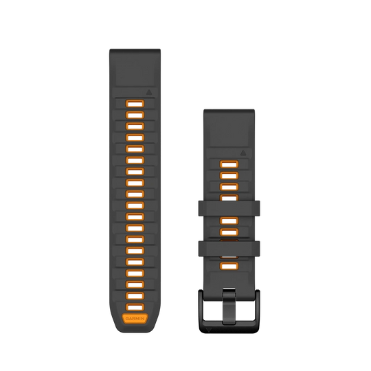 Garmin QuickFit 22 - Graphite/Spark Orange