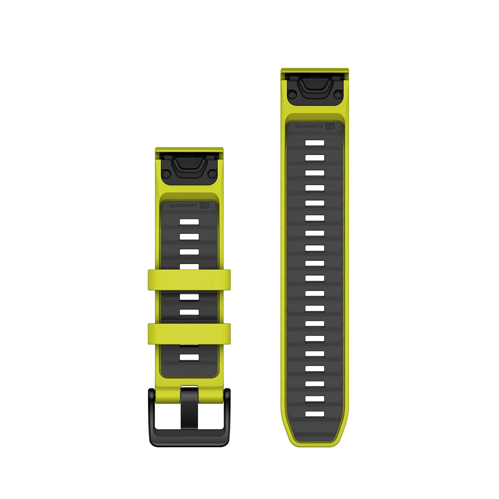 Garmin QuickFit 22 - Amp yellow/Graphite