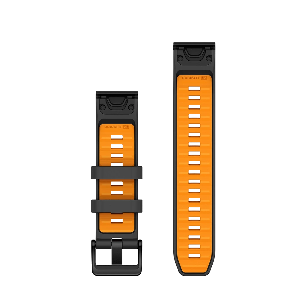 Garmin QuickFit 22 - Graphite/Spark Orange