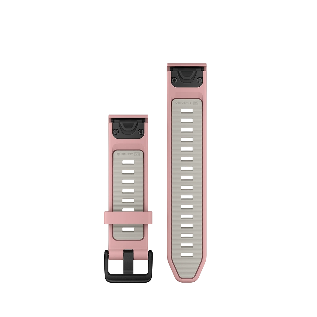 Garmin QuickFit 20 - Dust rose/Fog gray