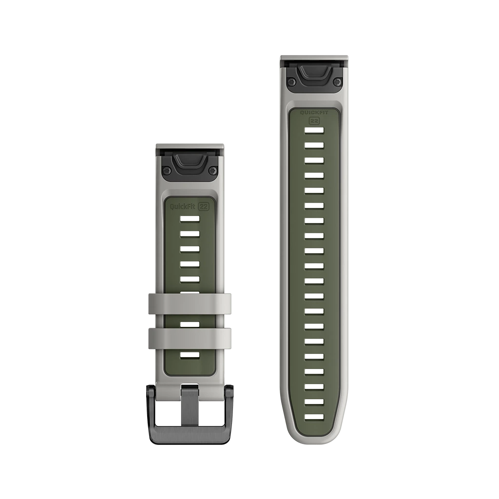 Garmin QuickFit 22 - Fog gray/Moss