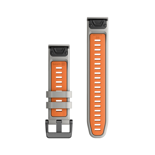 Garmin QuickFit 22 - Tåkegrå/Oransje