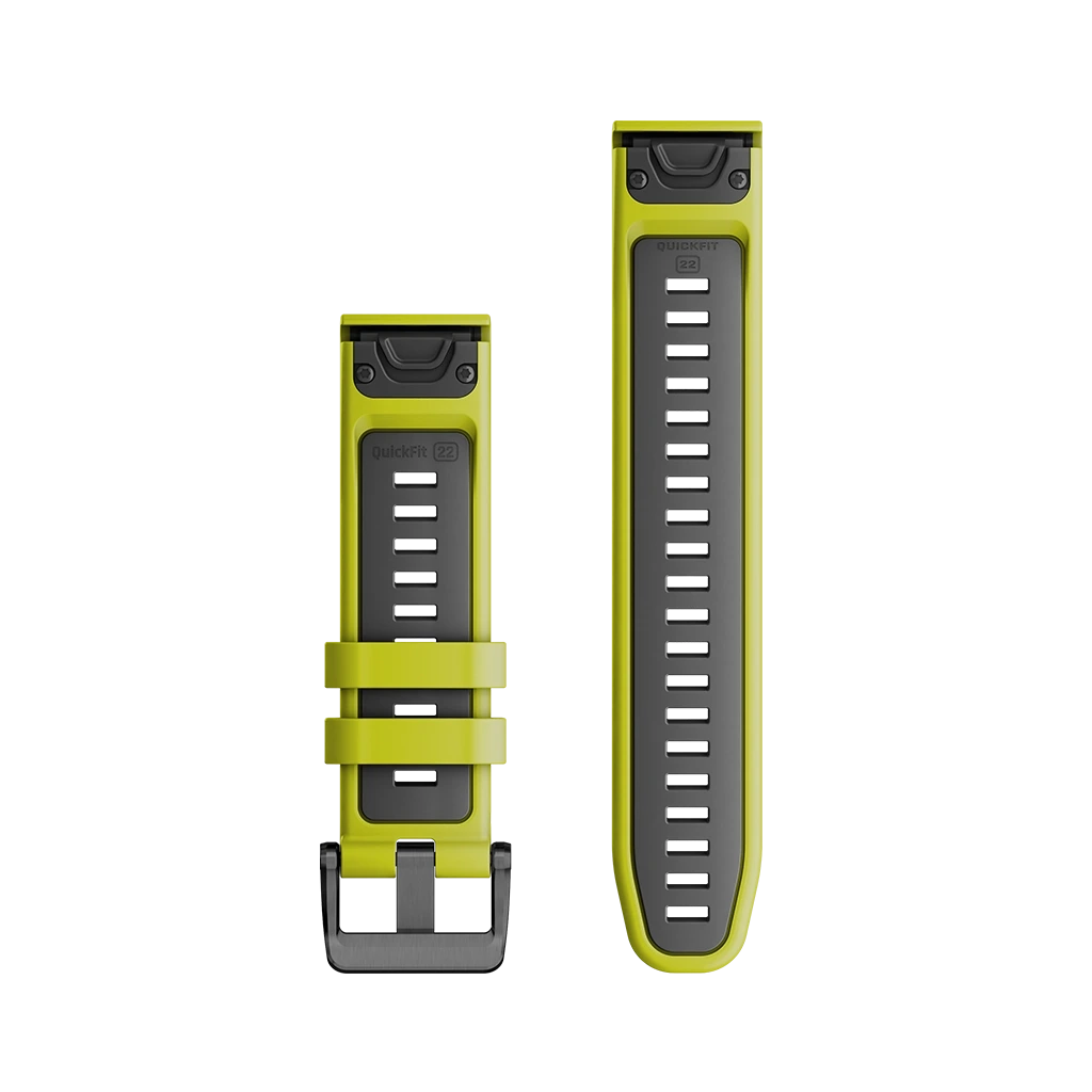 Garmin QuickFit 22 - Electric lime/Grafitt