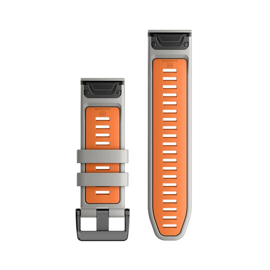 Garmin QuickFit 26 - Tåkegrå/Oransje