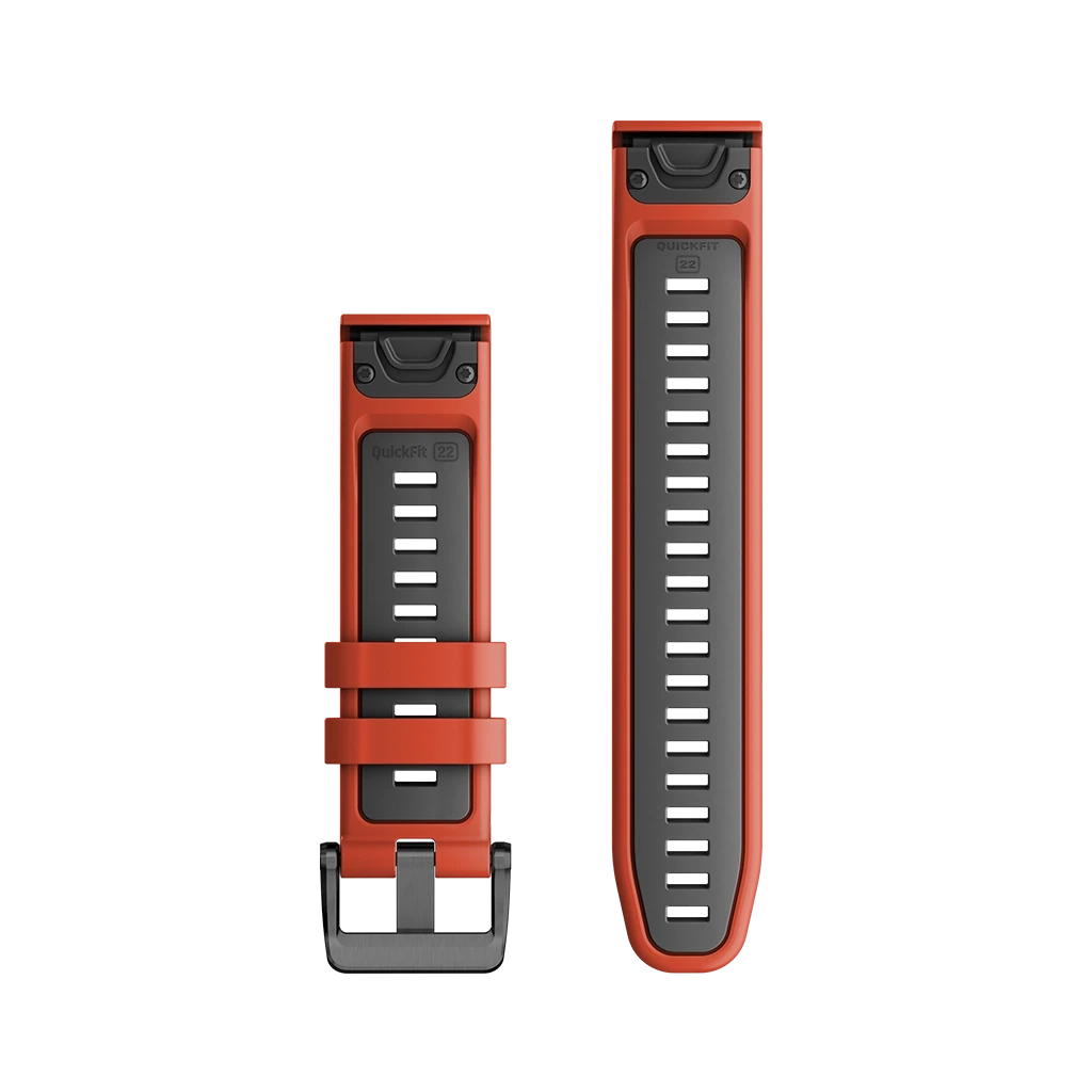Garmin QuickFit 22 - Fire red/Graphite