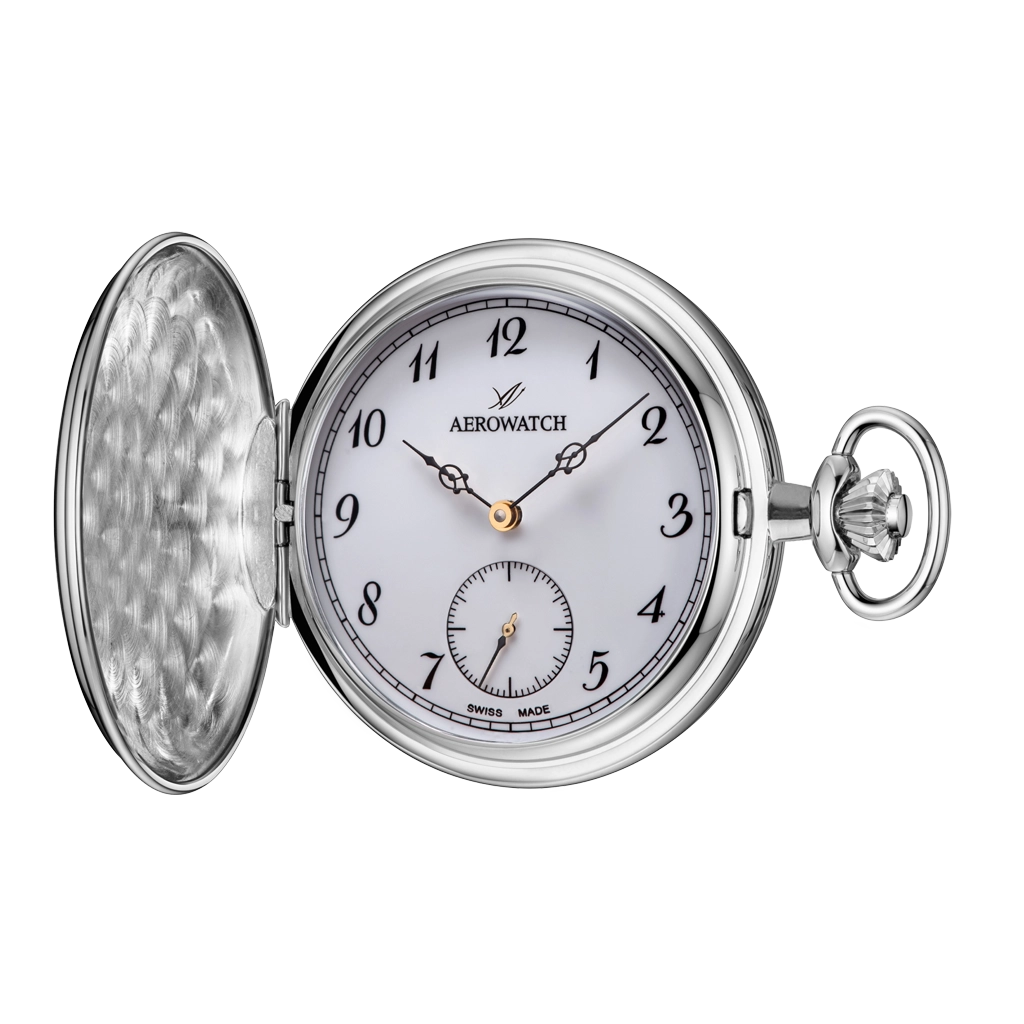 Aerowatch Savonnettes Lommeur - 55831 AA03 - urmakerlarsen.no