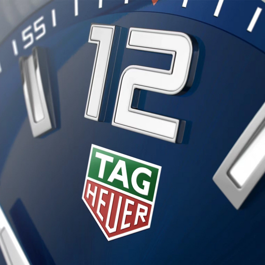 TAG Heuer Formula 1 Date WAZ1010.BA0842 herreklokke med kasse og lenke i stål og blå skive