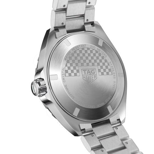 TAG Heuer Formula 1 Date WAZ1010.BA0842 herreklokke med kasse og lenke i stål og blå skive