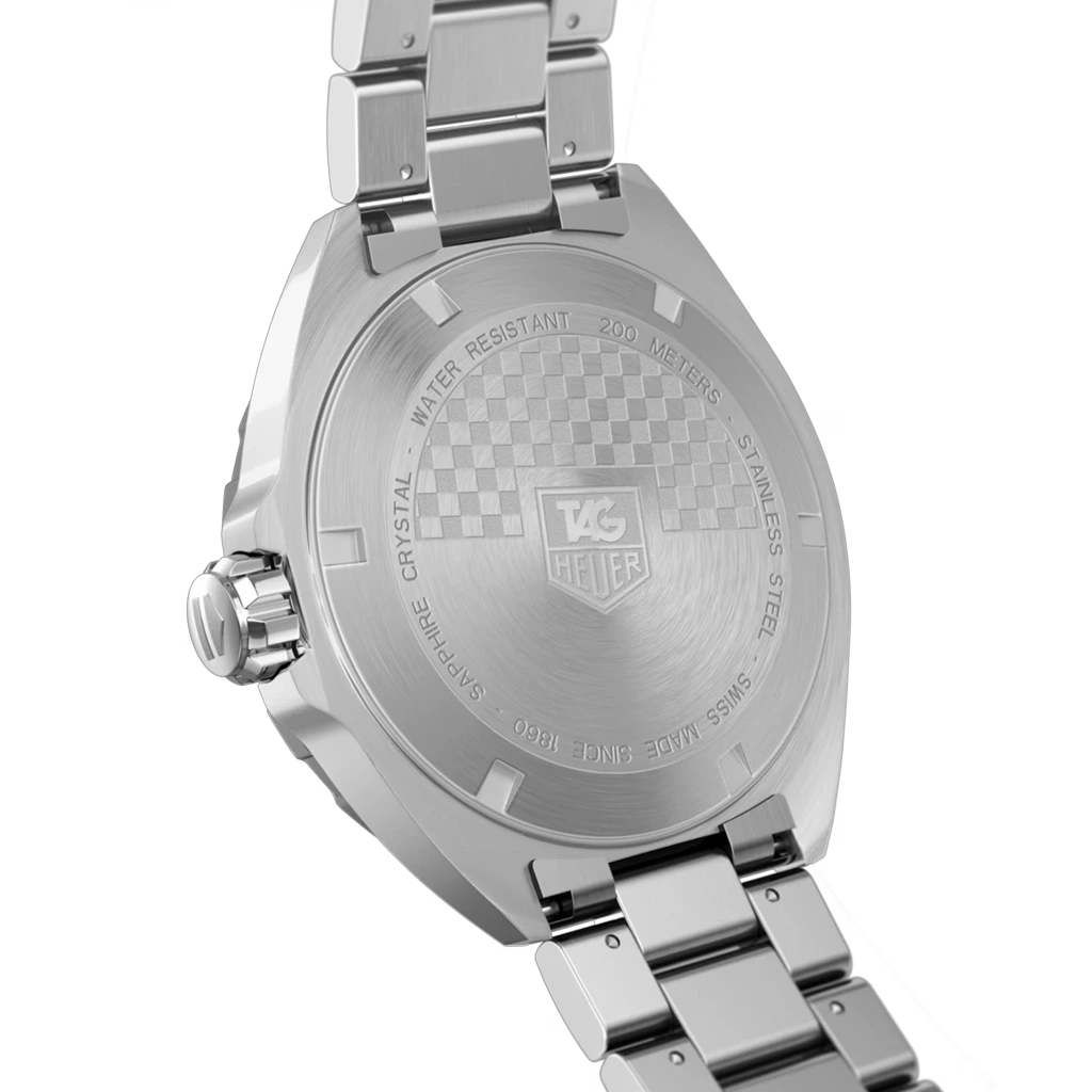 TAG Heuer Formula 1 WAZ1118.BA0875 til herre med kasse og lenke i stål og blå skive.