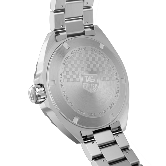TAG Heuer Formula 1 WAZ1118.BA0875 til herre med kasse og lenke i stål og blå skive.