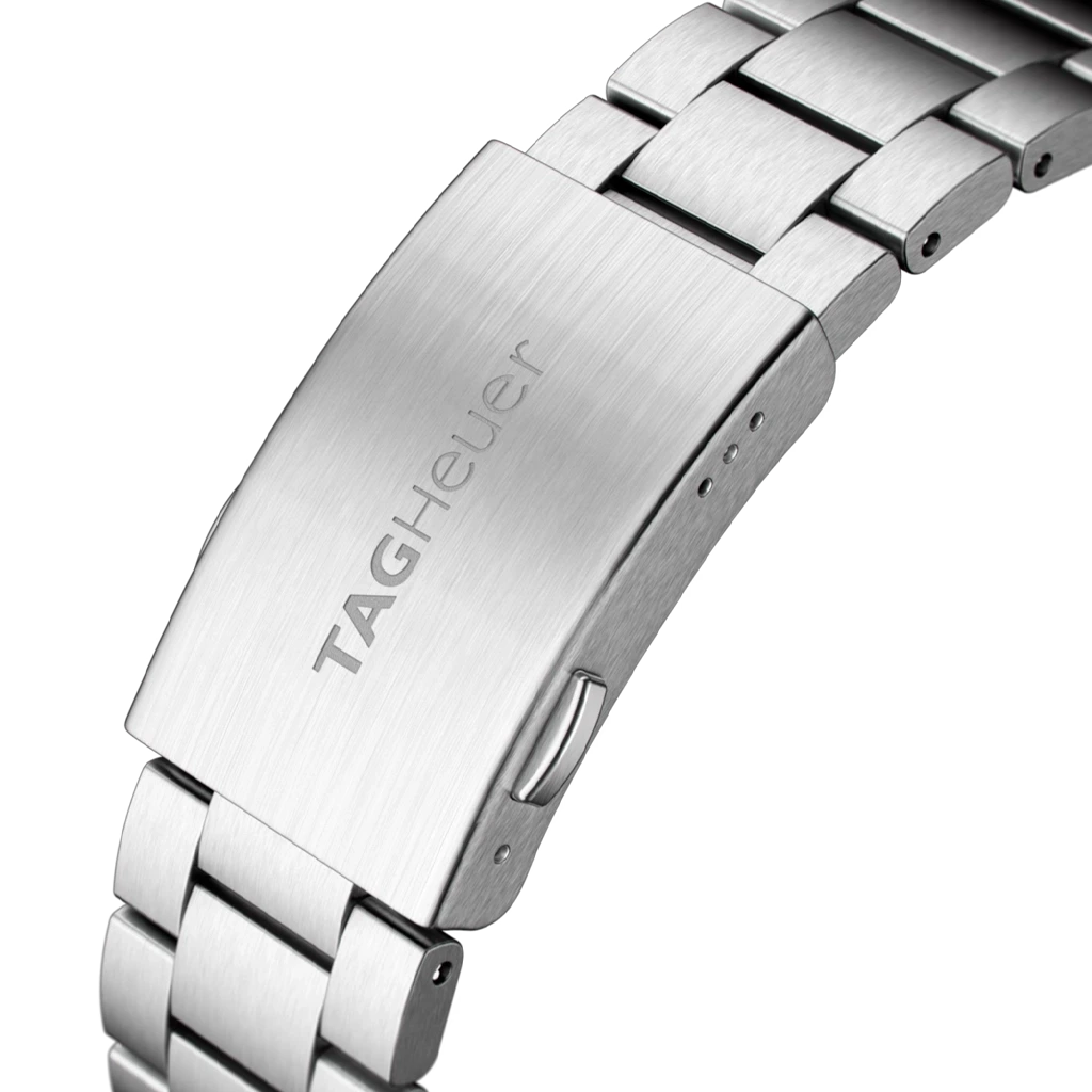 TAG Heuer Formula 1 WAZ1118.BA0875 til herre med kasse og lenke i stål og blå skive.