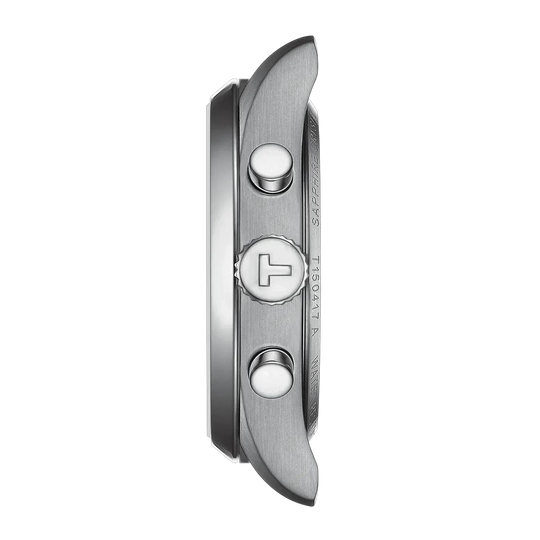 Tissot PR 100 40 mm 
T1504171109100 herreklokke i stål med grønn skive og kronograf