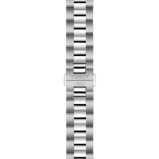 Tissot Gentleman T127.410.11.041.00 herreklokke på 40 mm i stål med quartzverk og blå skive. 