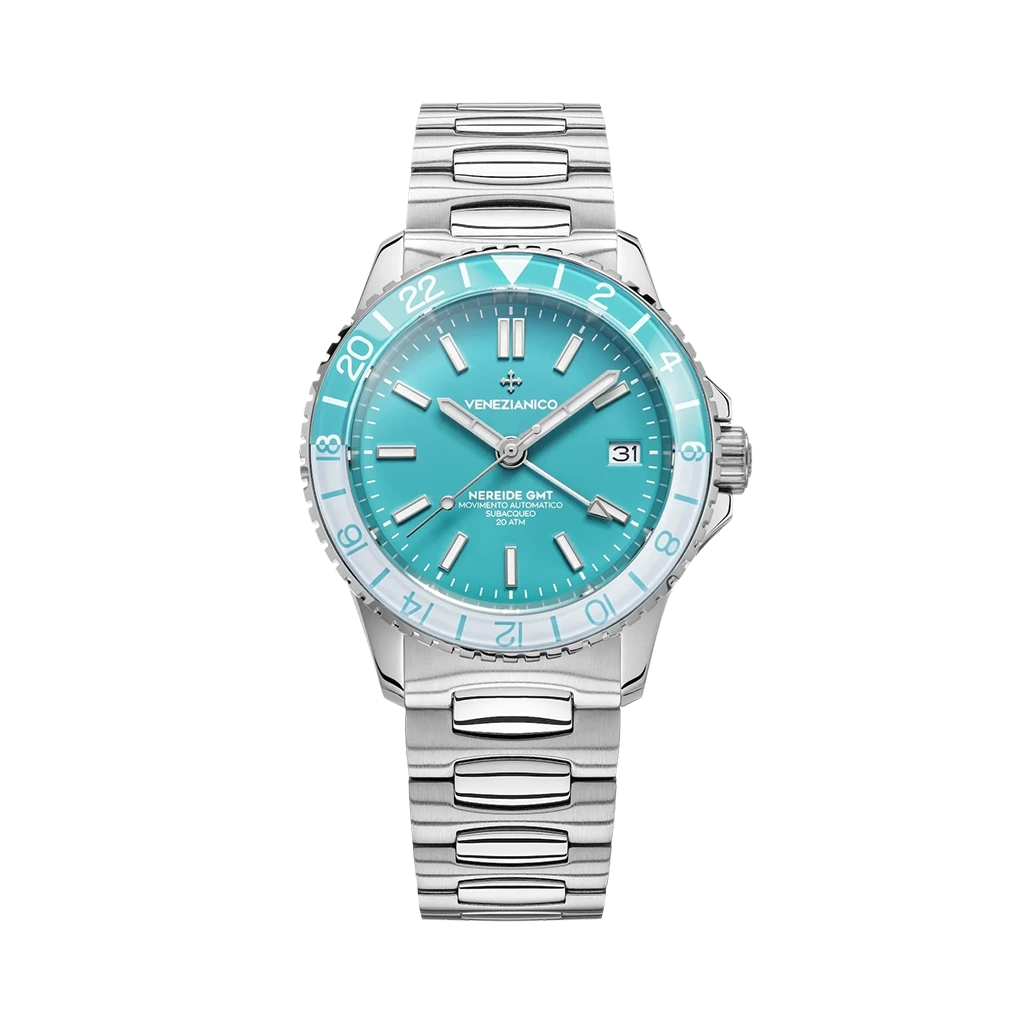 Venezianico Nereide GMT Cielo - 3521505C - urmakerlarsen.no