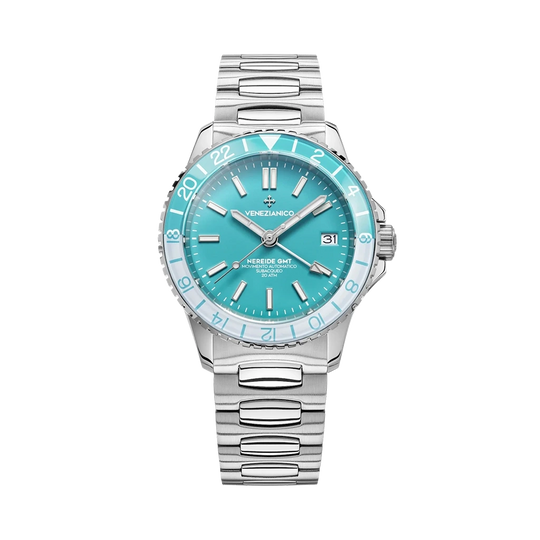 Venezianico Nereide GMT Cielo - 3521505C - urmakerlarsen.no