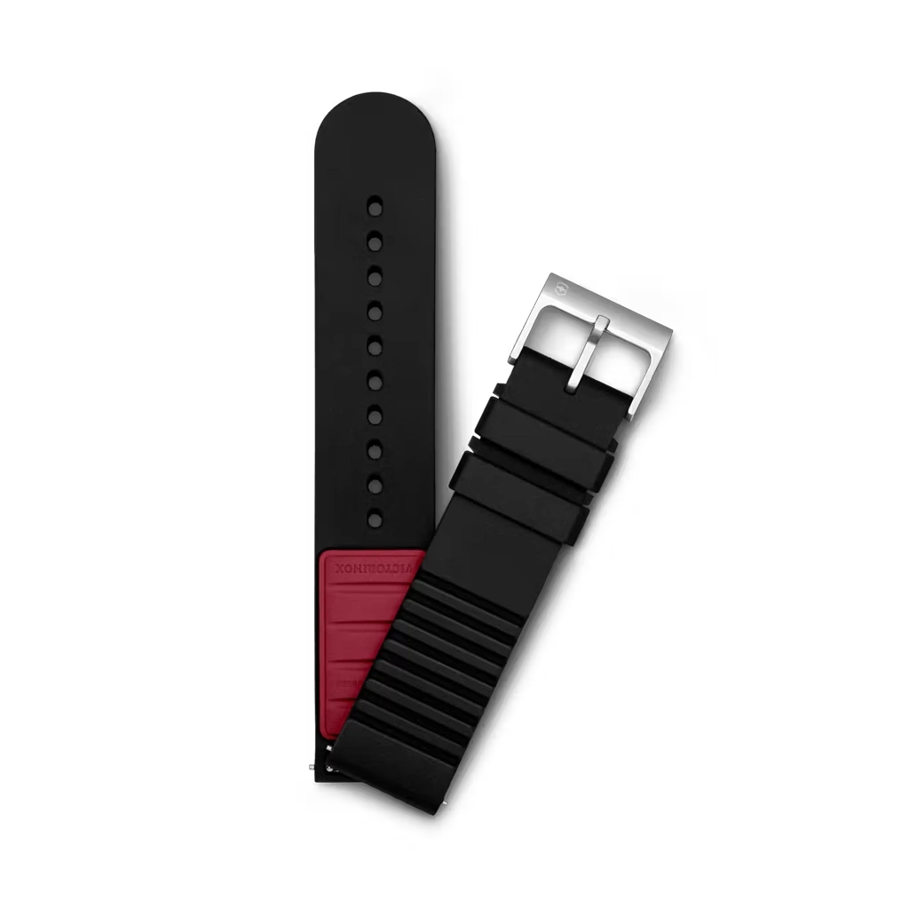 Victorinox gummirem D1 v60028 - 21mm sort med C-spenne. 