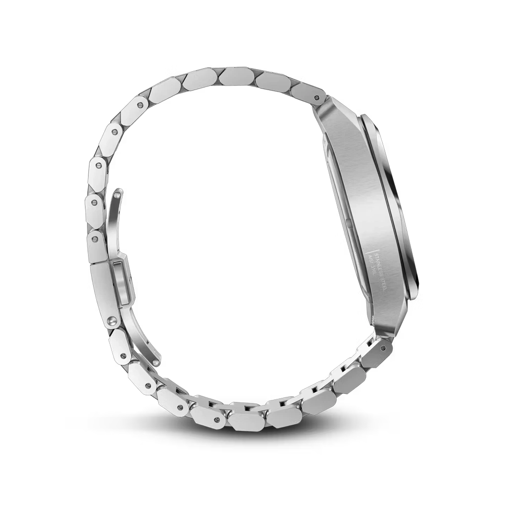 Victorinox I.N.O.X. Automatic herreur med blå skive, kasse og lenke i stål. Vanntett til 200 meter.