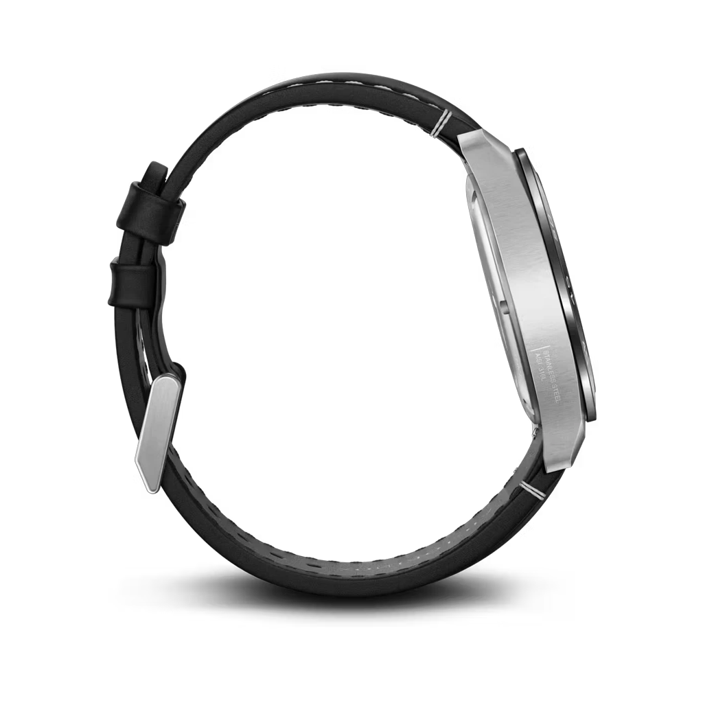 Victorinox Swiss Army Quartz pent herreur på 42 mm med quartzverk, sort tallskive og sort skinnrem. 100 meter vanntett.