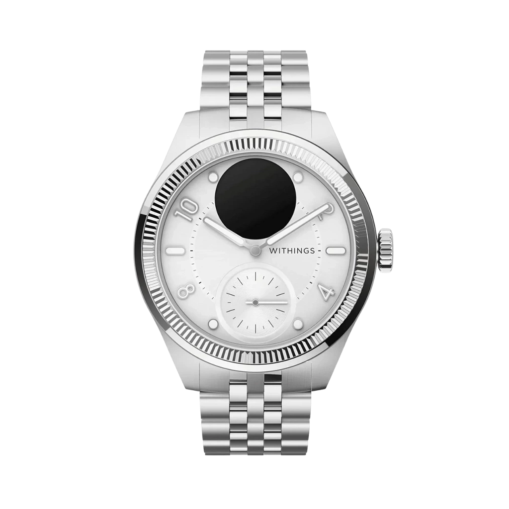 Withings Scanwatch Nova Brilliant Silver - HWA10-MODEL 10-ALL - urmakerlarsen.no