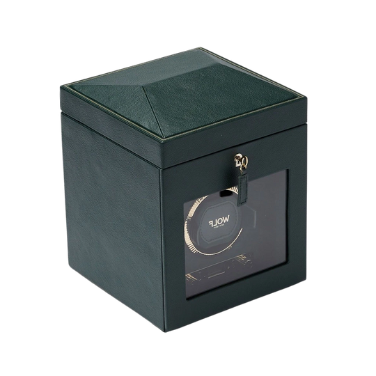 Wolf British Racing Single watch winder with storage - 792141 - urmakerlarsen.no