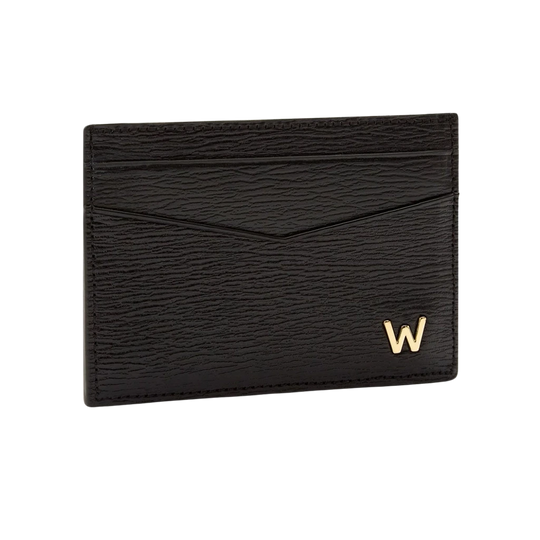 WOLF W Cardholder - Black - 774202 - Urmakerlarsen.no