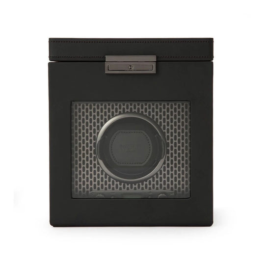 WOLF Axis Single Watch Winder With storage - 469203 - urmakerlarsen.no