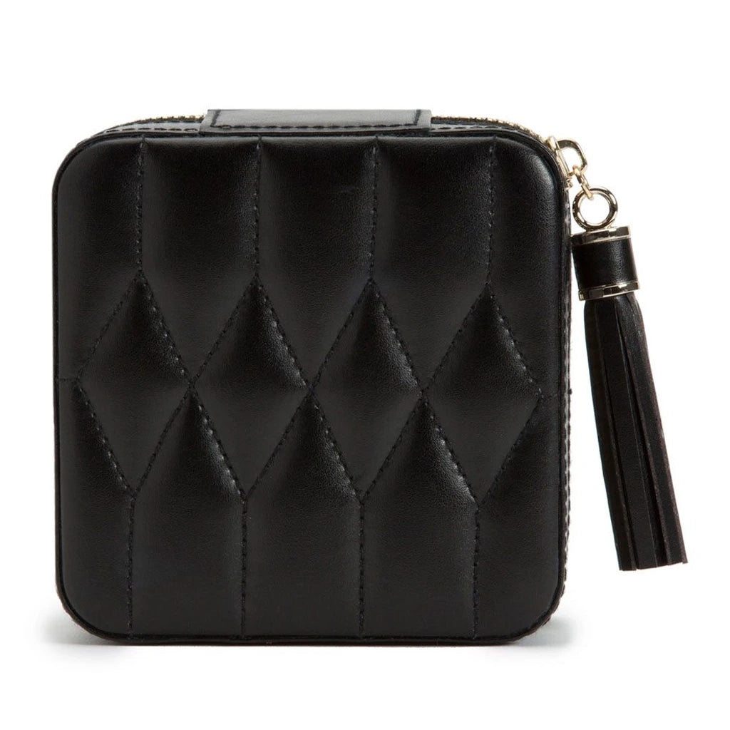 WOLF Caroline Zip Travel Case - Black - 329971 - Urmakerlarsen.no