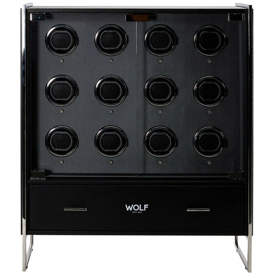 Wolf Viceroy 12 piece watch winder cabinet - 466602 - urmakerlarsen.no