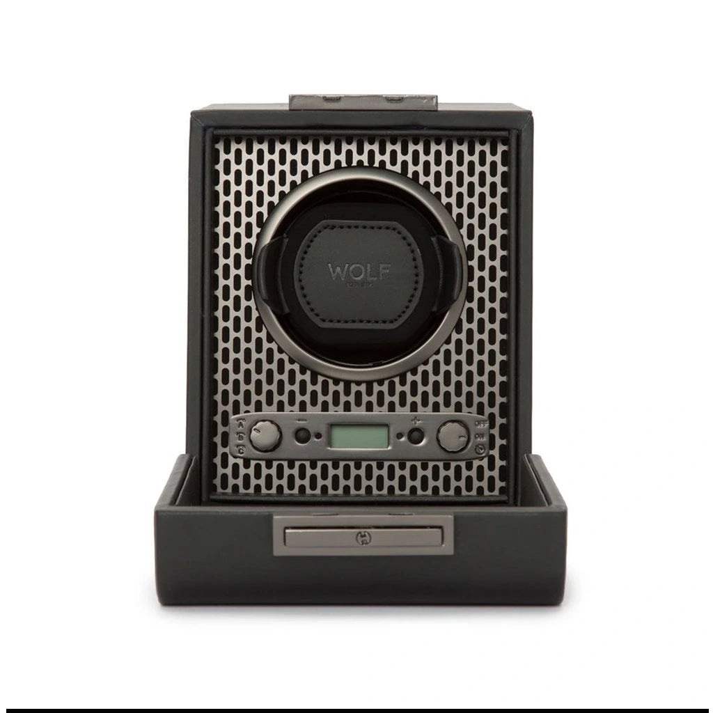 WOLF Axis Single Watch Winder - 469103 - urmakerlarsen.no