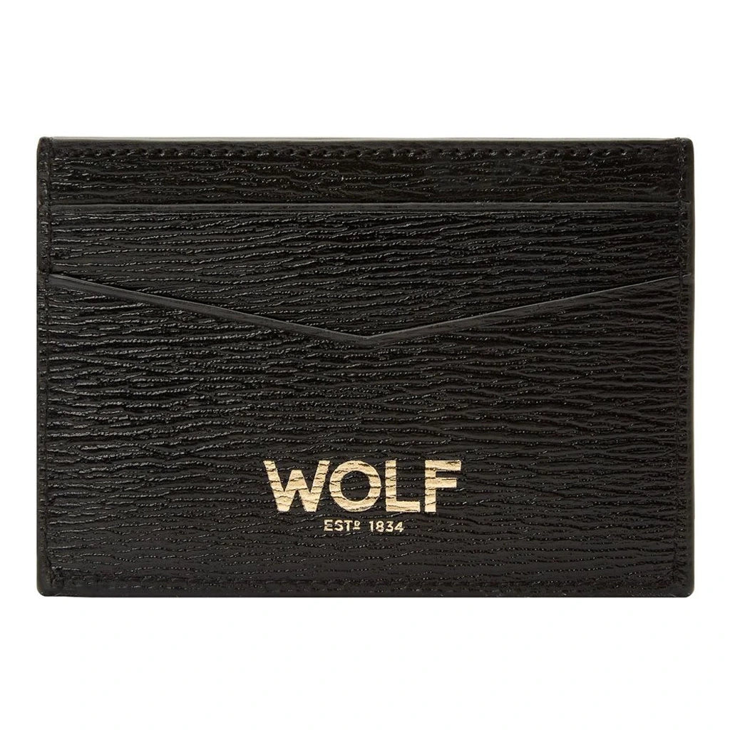 WOLF W Cardholder - Black - 774202 - Urmakerlarsen.no