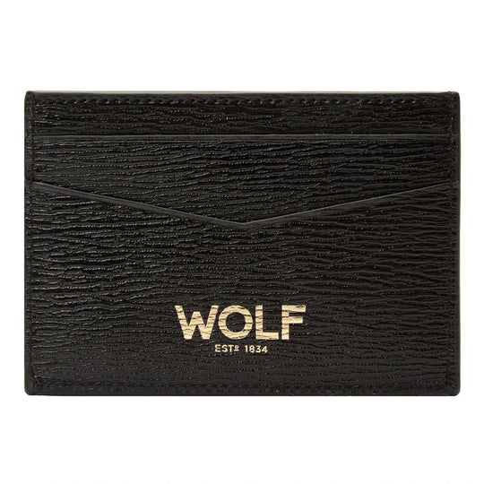 WOLF W Cardholder - Black - 774202 - Urmakerlarsen.no
