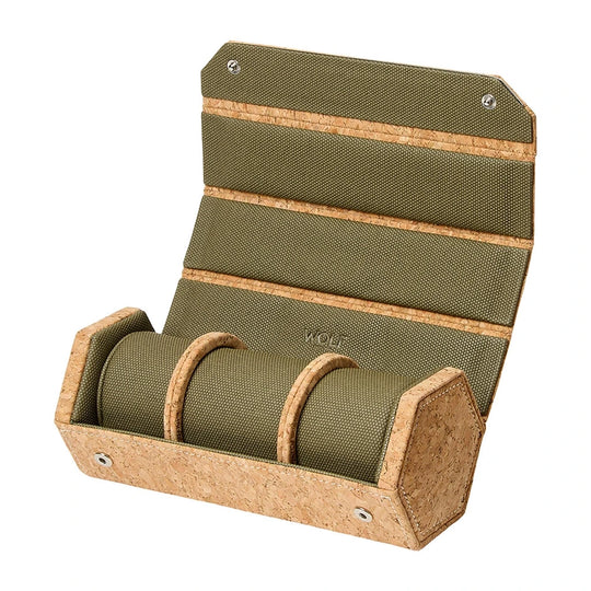 Wolf Cortica Triple Hexagon Watch Roll - 668361 - urmakerlarsen.no