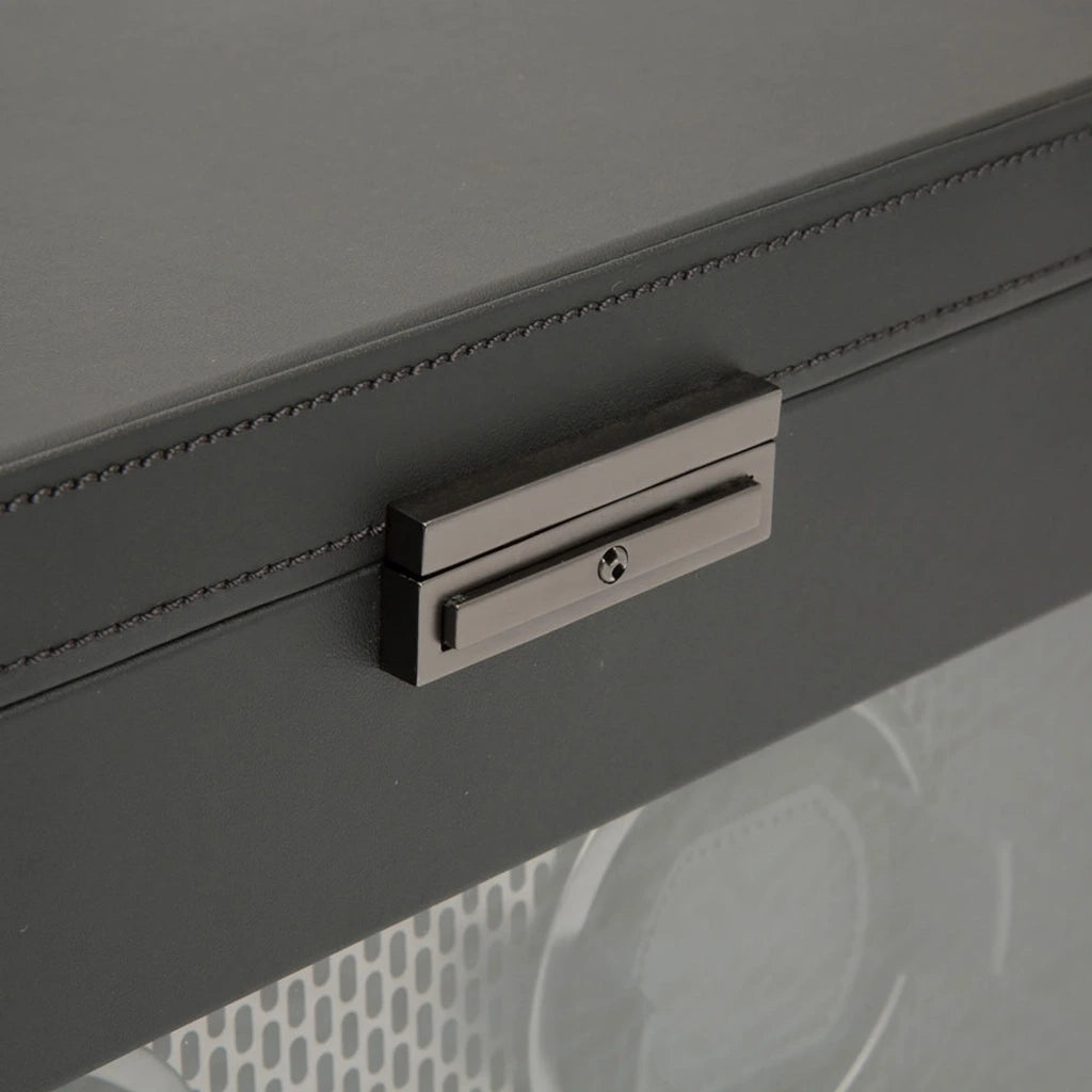 Wolf Axis Double Watch winder with storage - 469303 - urmakerlarsen.no