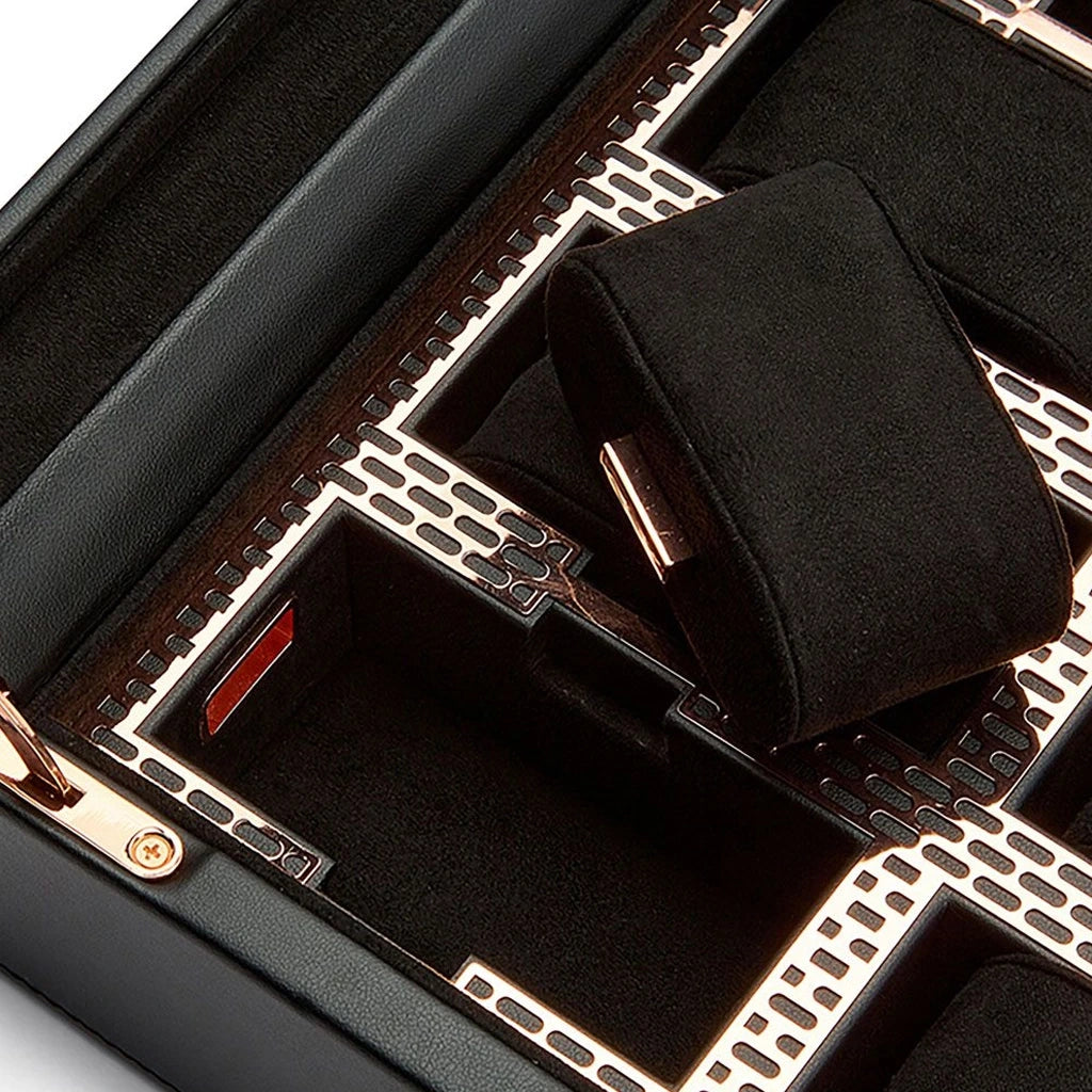 Wolf Axis 8 Piece Watch Box - 488016 - urmakerlarsen.no