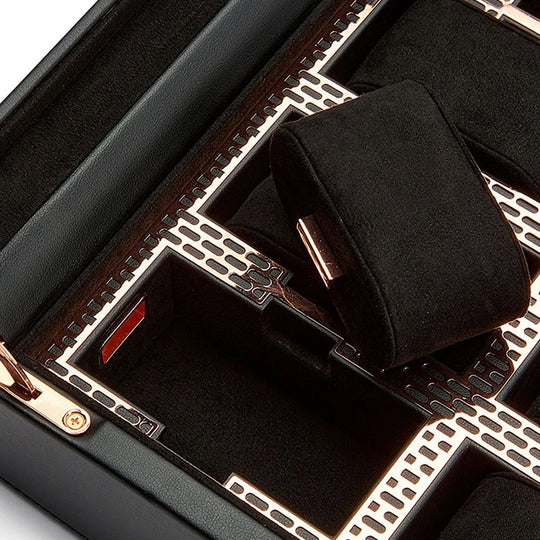 Wolf Axis 8 Piece Watch Box - 488016 - urmakerlarsen.no