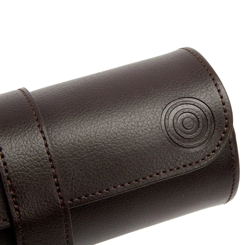 Wolf WM Brown Watch Roll With Cigar Case - 800685 - urmakerlarsen.no