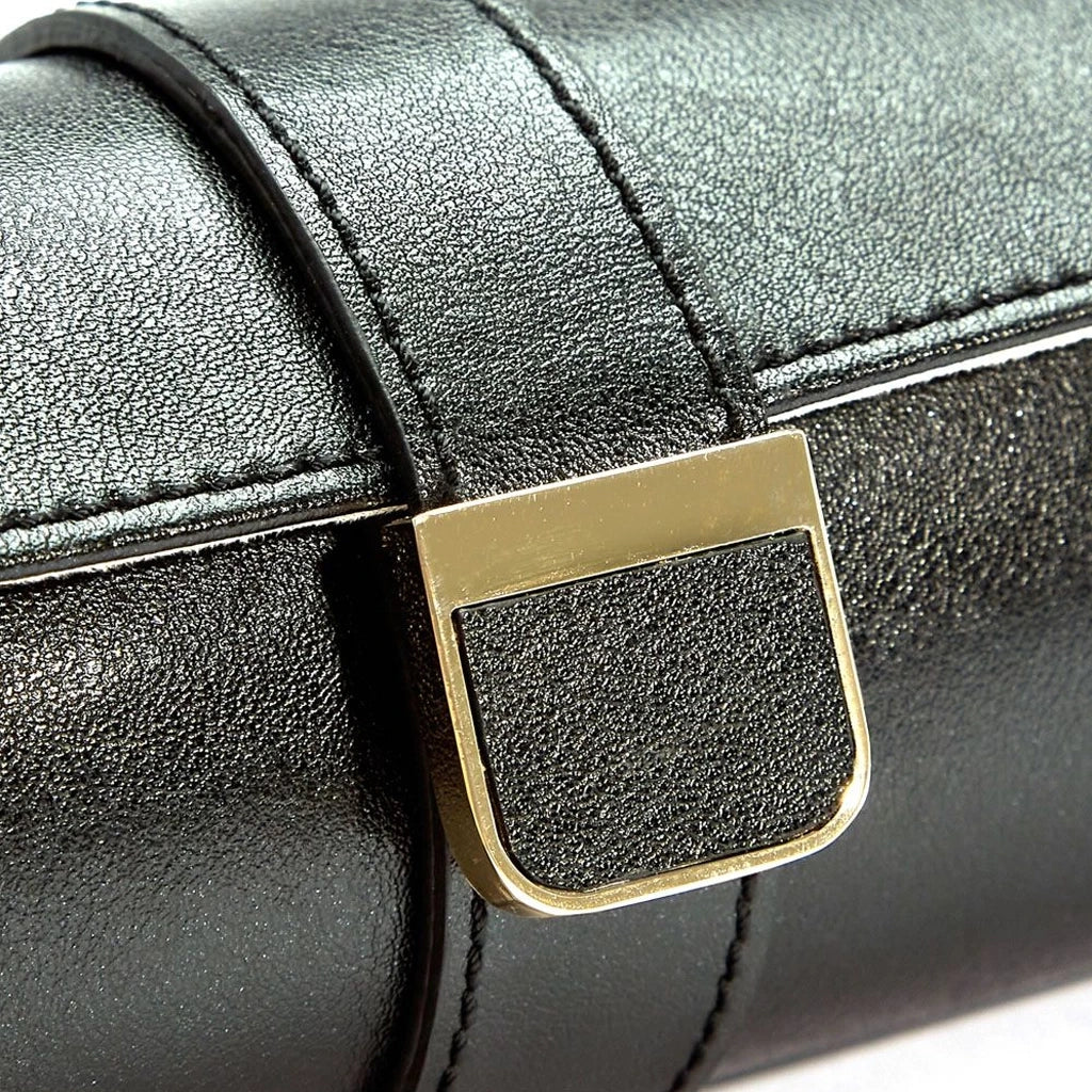 WOLF Palermo Double Watch Roll with Jewelry Pouch - 213902 - urmakerlarsen.no