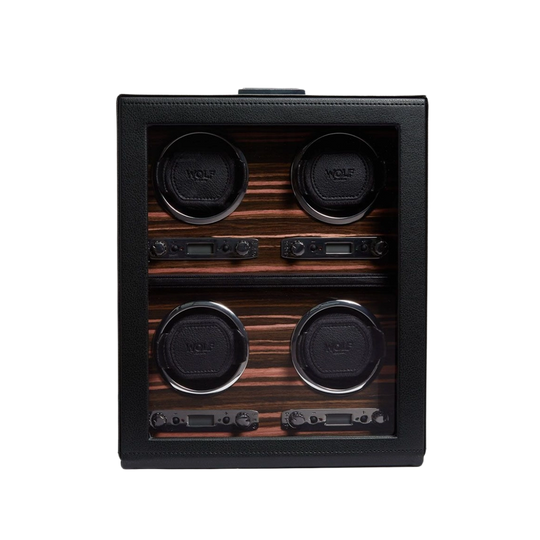 WOLF Roadster 4 Piece Watch Winder - 459156 - urmakerlarsen.no