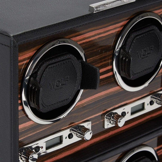 WOLF Roadster 4 Piece Watch Winder - 459156 - urmakerlarsen.no