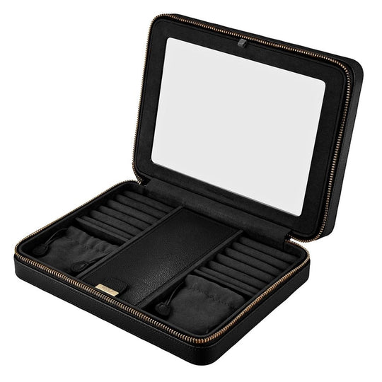 WOLF Lauren Large Zip Travel Case - 347502 - urmakerlarsen.no