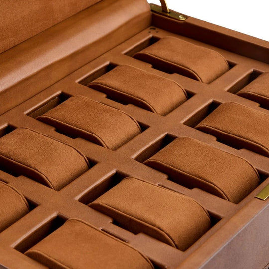WOLF Brouge 10 Piece Watch Box - 441006 - urmakerlarsen.no