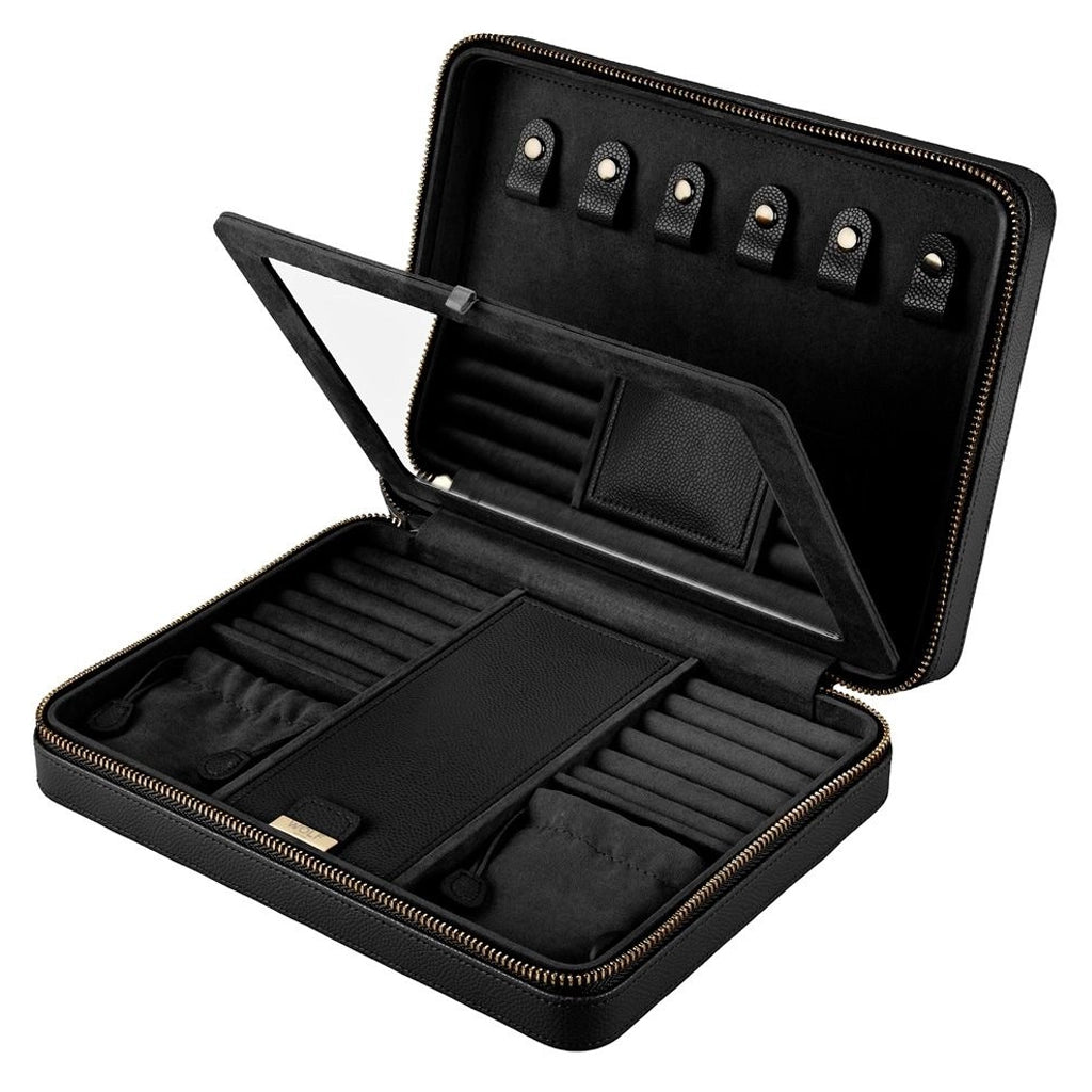 WOLF Lauren Large Zip Travel Case - 347502 - urmakerlarsen.no