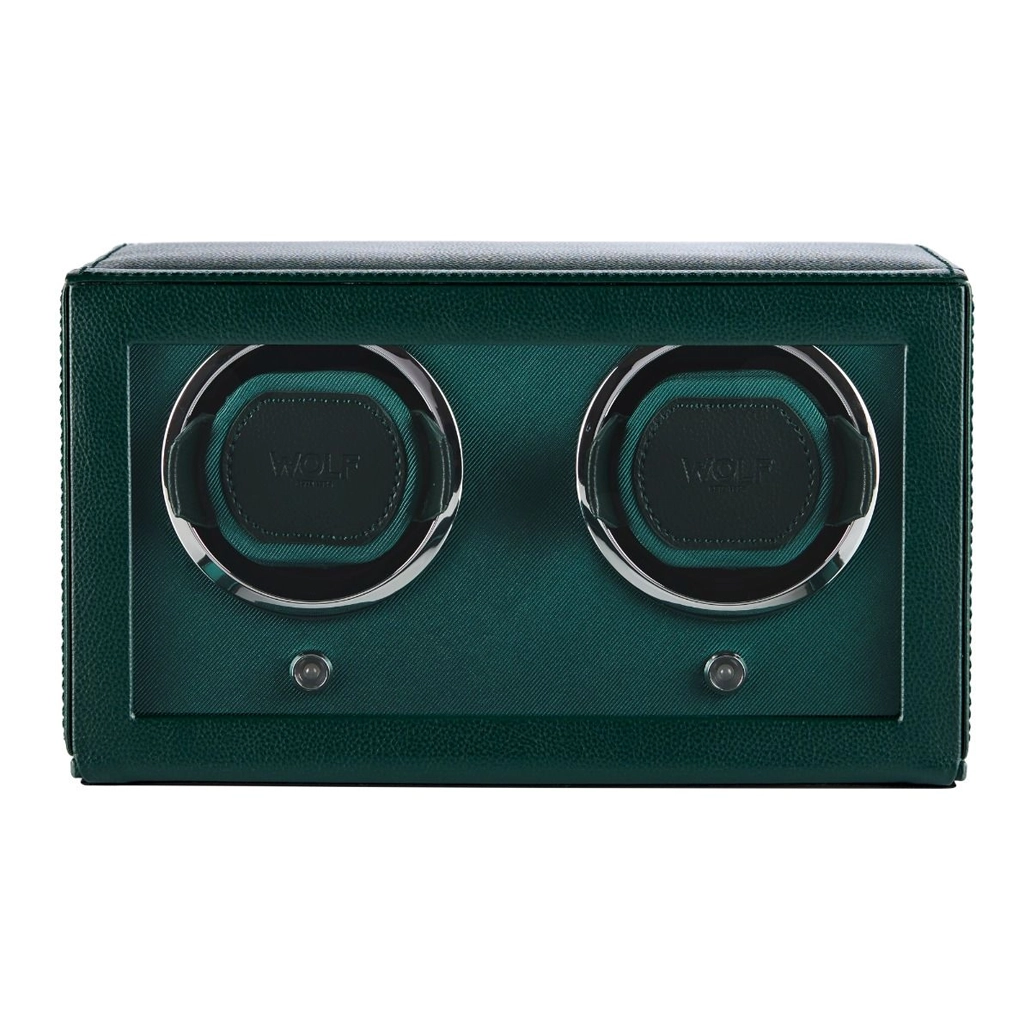 WOLF Cub Double Watch Winder with Cover - 461241 - urmakerlarsen.no