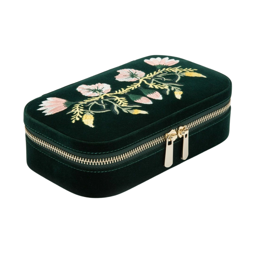 WOLF Zoe Travel Zip Case Forest Green - 393312 - urmakerlarsen.no