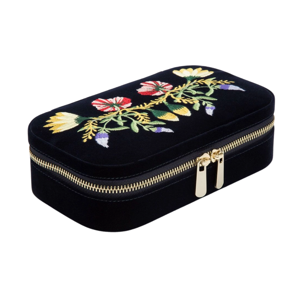 WOLF Zoe Travel Zip Case Indigo - 393316 - urmakerlarsen.no