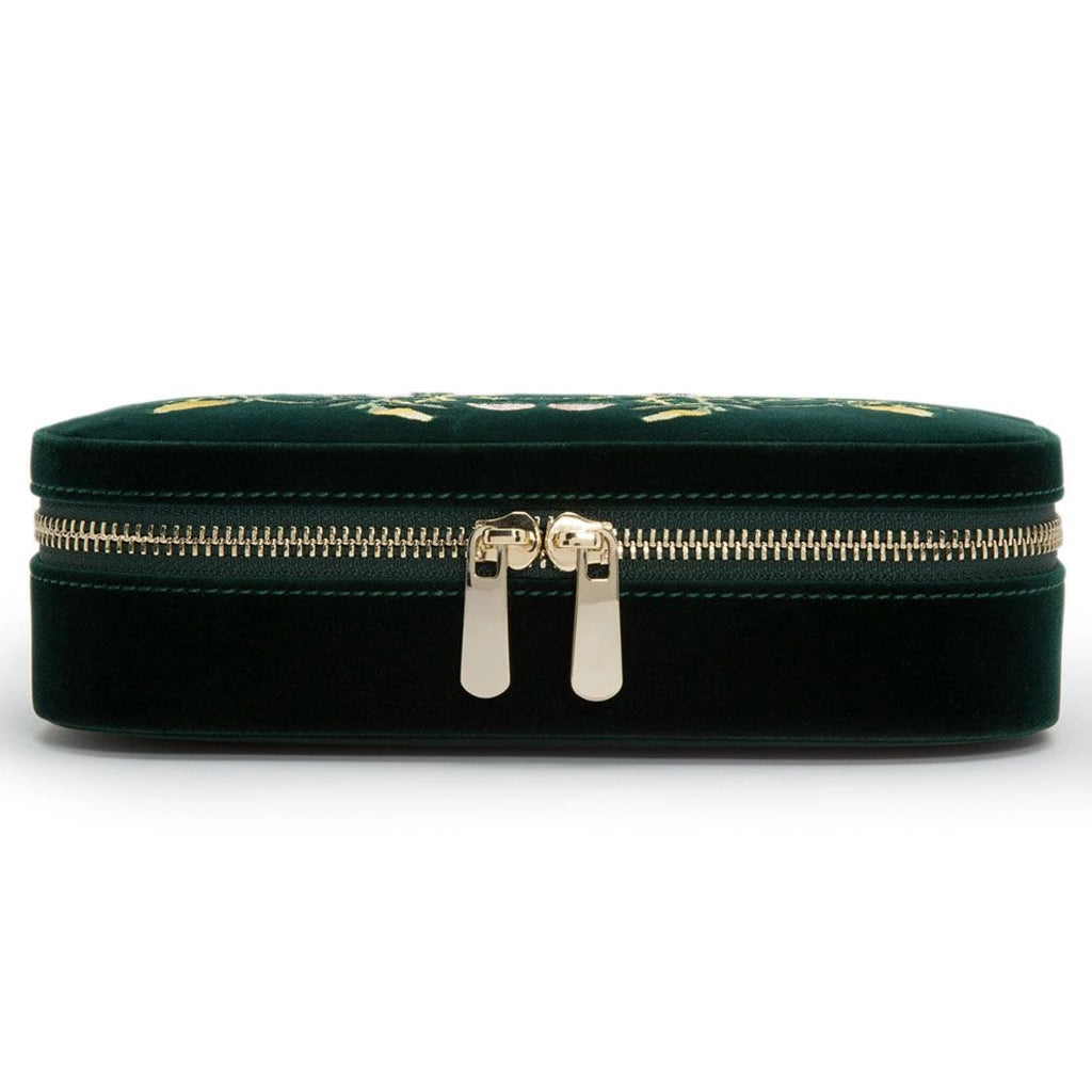 WOLF Zoe Travel Zip Case Forest Green - 393312 - urmakerlarsen.no